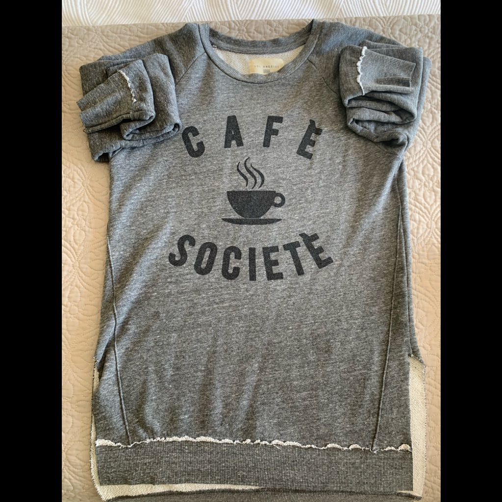 Sol Angeles Cafe Societe Sweatshirt Xs